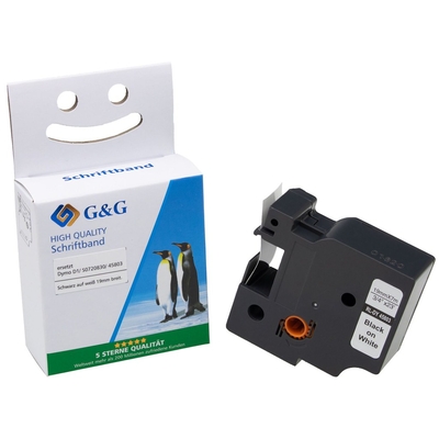 Product Ταινία Ετικετογράφου G&G 19mm x 7m sw-ws Συμβατή Dymo D1/ 45803/ S072083 base image