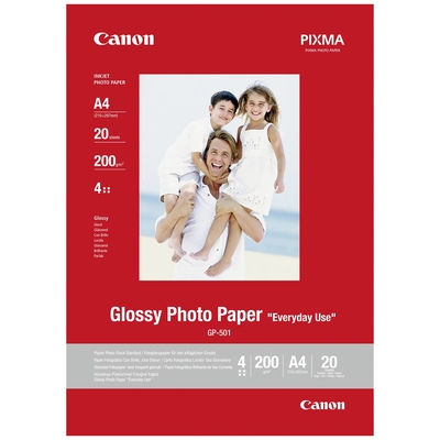 Product Φωτογραφικό Χαρτί Canon GP-501 A4, glossy 200 g, 20 Sheets base image