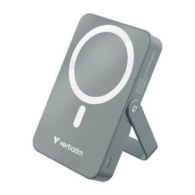 Product Powerbank Verbatim with StandBase mag.wireless 10000mA Gray 32268 base image