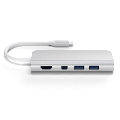 Product Docking Station Satechi Type-C Multimedia Adapter silver base image