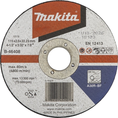 Product Δίσκος Κοπής Makita 115x2,5mm Stahl base image