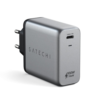 Product Φορτιστής Πρίζας Satechi 100W USB-C PD GaN Wall space gray base image
