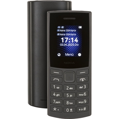 Product Κινητό Nokia 105 4G (2024) Charcoal base image