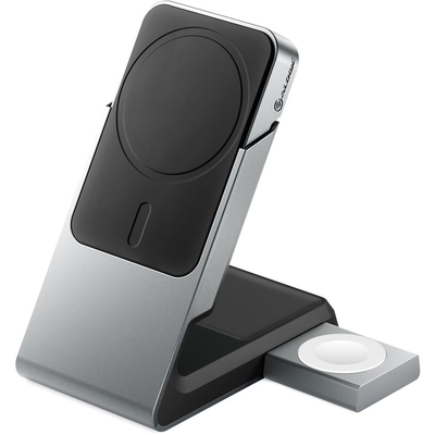 Product Powerbank Alogic Matrix+ 3-in-1 Magnetic Charger+AW Puk grey base image