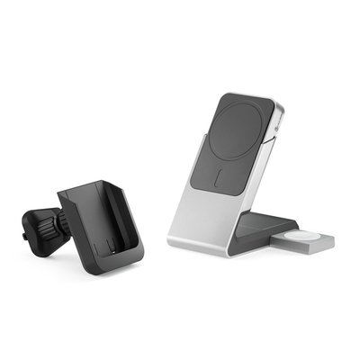 Product Powerbank Alogic Matrix+ Wireless 3-in-1 MagSafe + Vent Mount base image