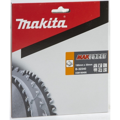 Product Δίσκος Κοπής Makita MAKFORCE 190x30x40Z base image