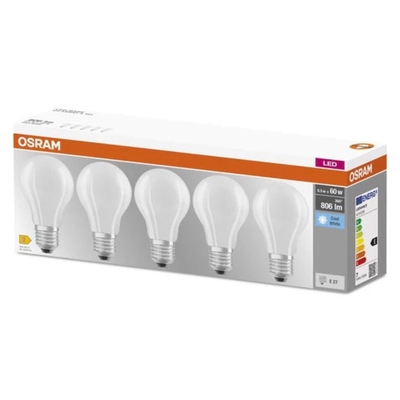 Product Λάμπες LED Osram BASE Classic 5er Set E27 6,5W base image