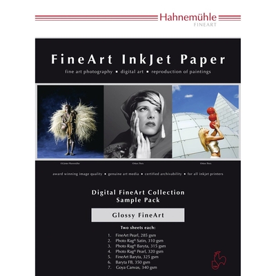 Product Φωτογραφικό Χαρτί Hahnemuhle Digital FineArt A4 Testpack glossy base image