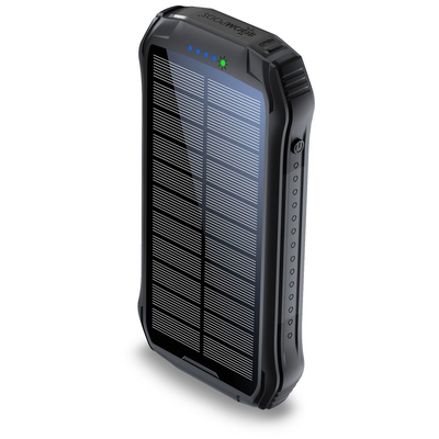 Product Powerbank Boompods Neutron Solar 10.000mAh black base image