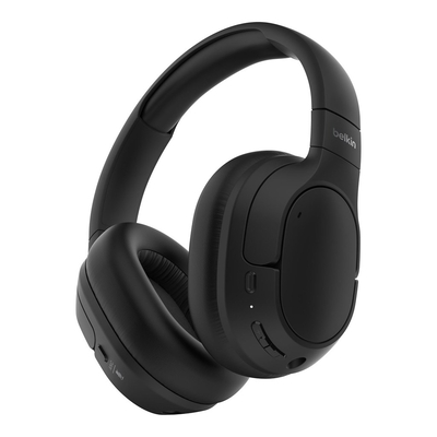 Product Headphones Belkin Soundform Isolate OverEar Black AUD008hqBK base image