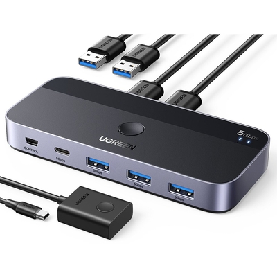 Product USB Hub Ugreen USB 3.0 Sharing Switch 2 In 4 Out base image