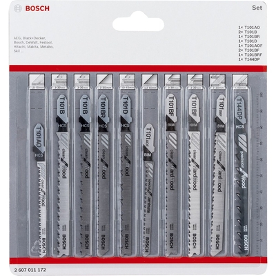 Product Λάμα Σέγας Bosch Blister Set STB 10-pcs. clean base image