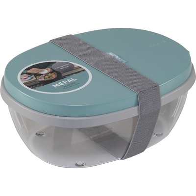 Product Δοχείο Φαγητού Mepal Salad Box Ellipse - Nordic Green base image