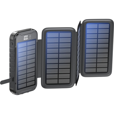 Product Powerbank Boompods Neutron Fold Solar 16000mAh base image