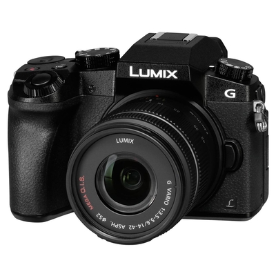 Product Φωτογραφική Μηχανή Panasonic Lumix DMC-G70 Kit Black + H-FS 14-42 base image