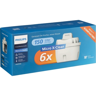 Product Ανταλλακτικά Φίλτρα Νερού Philips Micro X-clean 6-pack base image