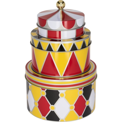 Product Δοχεία Αποθήκευσης Alessi Circus Set of 3 All-Purpose Boxes MW31S3 base image