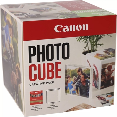Product Φωτογραφικό Χαρτί Canon PP-201 13x13 cm Cube Creative White Green 40 Sh. base image