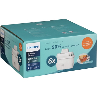 Product Ανταλλακτικά Φίλτρα Νερού Philips Softening+ 6-pack base image