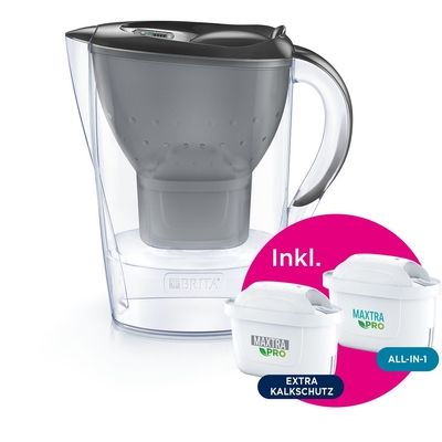 Product Κανάτα Brita Marella graphite incl. incl. 1x ALL-in-1, 1x extra lime base image