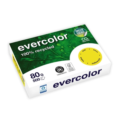 Product Χαρτιά Εκτύπωσης Clairefontaine EverColor yellow Recyclingpapier A4 80 g 500 Bl. base image
