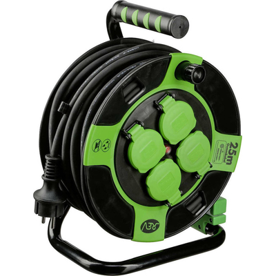 Product Μπαλαντέζα Καρούλι REV Cable Drum Resin 25m IP 44 4-fold sw gn base image