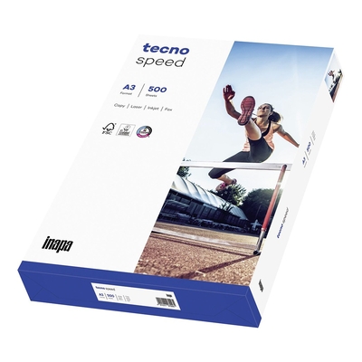 Product Χαρτιά Εκτύπωσης Tecno speed Universal Paper A3 80 g, 500 Sheets base image
