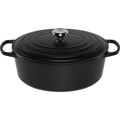 Product Γάστρα Le Creuset Signature Oval Roaster Black 33 cm base image