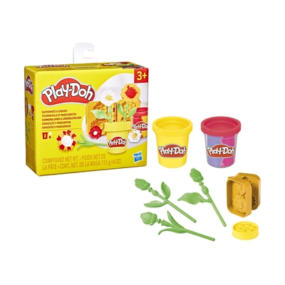 Product Πλαστελίνη Hasbro Play-Doh: Lil Flowers - Sunflower And Daisies (G2479) base image