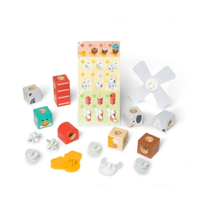 Product Τουβλάκια Melissa & Doug Bloackables: Farm Friends (6074896) base image