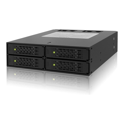 Product Backplane Icy Dock 4x6,3cm SATAI-III in 1x5,25" HDD/SSD sw base image