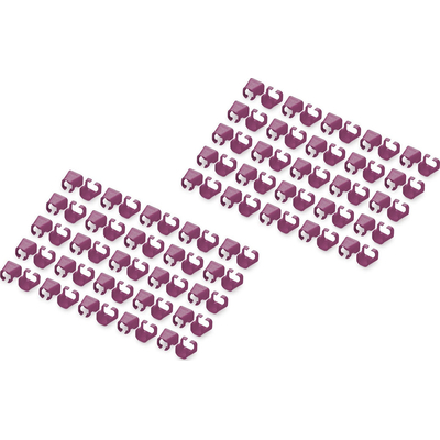 Product Clips Καλωδίων Digitus Farbclips for 100Stk. Magenta base image
