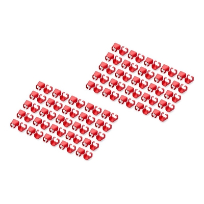 Product Clips Καλωδίων Digitus Farbclips for RJ45 100 pieces Red base image
