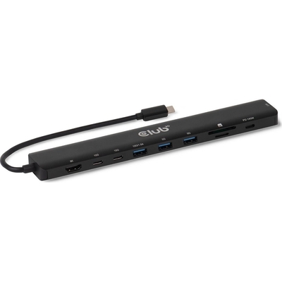Product Docking Station Club 3D USB-C 10in1 >HDMI/3xUSB-C/3xUSB/LAN 8K30Hz PD140W base image