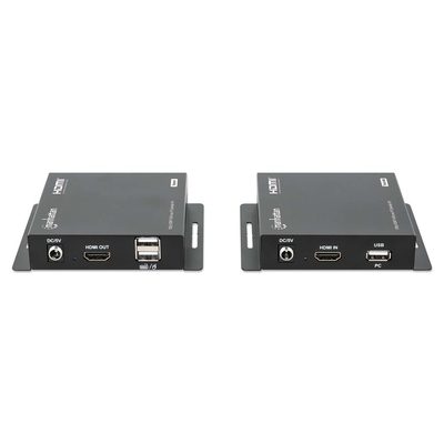 Product KVM Extender Manhattan 1080p HDMI KVM over IP Set 1 up to to 120m base image