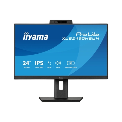 Product Monitor 23,8" Iiyama XUB2490HSUH-B2 16:9 HDMI+DP WebCam base image