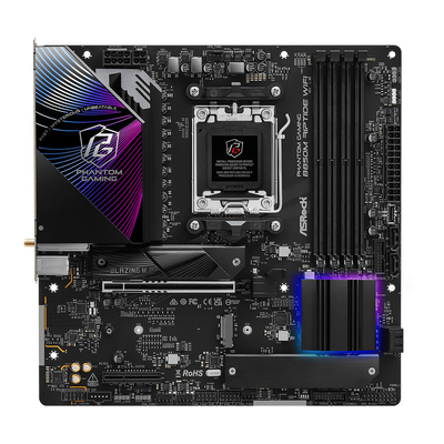 Product Motherboard ASRock B850M Riptide WiFi AM5 mATX HDMI/DP DDR5 base image