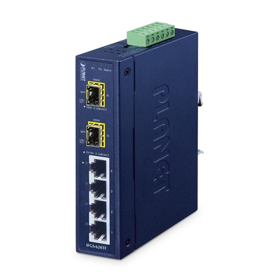 Product Network Switch Planet Industrial 4-Port Ring Ethernet IFGS-620TF base image