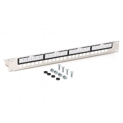 Product Patchpanel Digitus geschirmt 24-Port 19" blank base image