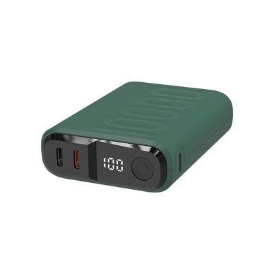 Product Powerbank Realpower PB-10000C PD+ 3x Type-C,dark Green base image