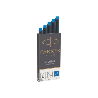 Product Ανταλλακτικό Μελάνι Parker QUINK Royal Blue 5 pieces base image