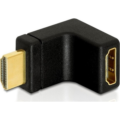 Product Αντάπτορας HDMI Delock HDMI A -> A F/M 90° above base image