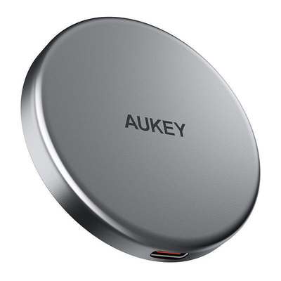 Product Ασύρματος Φορτιστής Aukey MagFusion Aura Qi2 15W Black base image