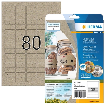 Product Αυτοκόλλητες Ετικέτες Herma Silphie A4 20 sheets 35.6x16.9 base image