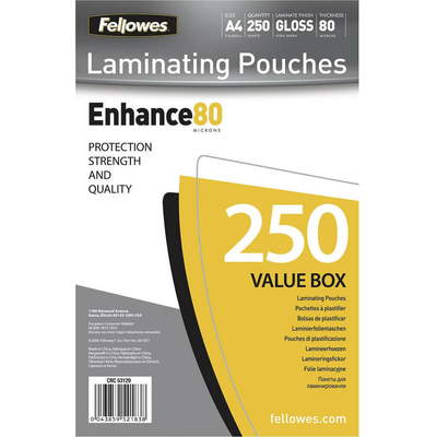 Product Ζελατίνες Πλαστικοποίησης Fellowes Capture A4 80Mikron glittering 250P base image