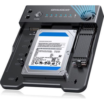 Product Θήκη Για Σκληρούς Δίσκους GrauGear clone for M.2 NVMe/SATA SSDds & 2,5"/3,5" base image