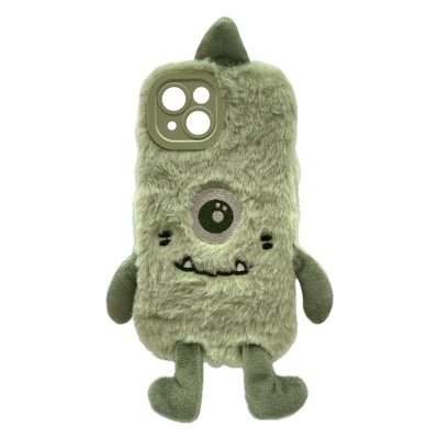 Product Θήκη Κινητού Realpower Flauschi 1,Green,fluffy iPhone 15 base image