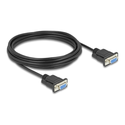 Product Καλώδιo Σειριακό Delock D-Sub9 5m F/F with slim male housing base image