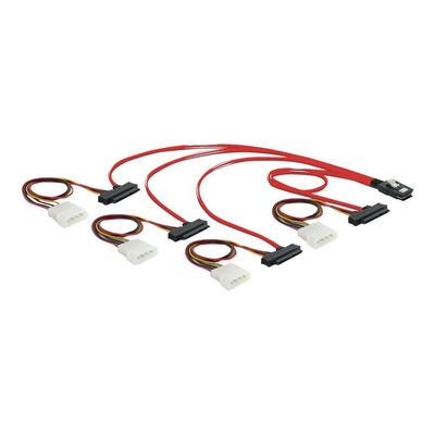Product Καλώδιο Delock SAS Mini SAS 36Pin -> 4x SAS 29Pin + 4Pin Molex base image