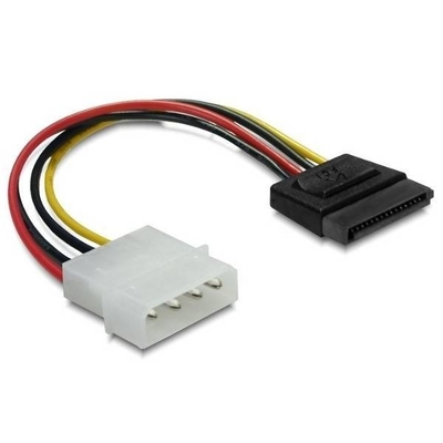 Product Καλώδιο Delock SATA 15Pin -> Molex 4Pin F/M 0.13m base image
